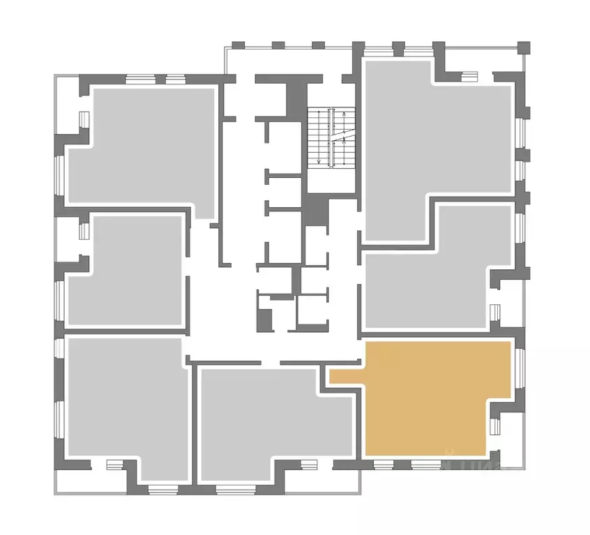 2-к кв. Воронежская область, Воронеж Галилей жилой комплекс (46.56 м) - Фото 2