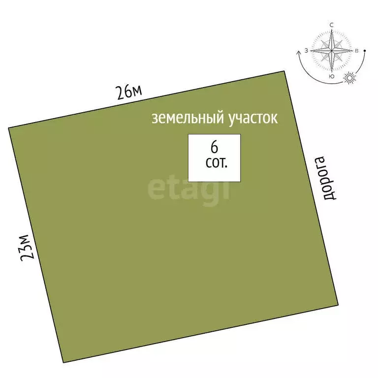 Участок в Калиновка, улица Абденановой (6 м) - Фото 1