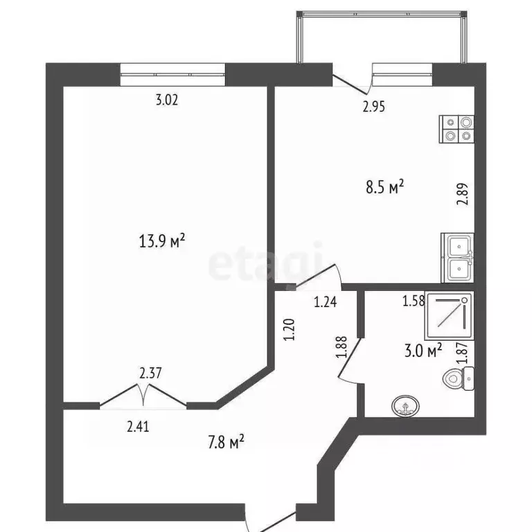 1-к кв. Краснодарский край, Анапа муниципальный округ, с. Супсех ул. ... - Фото 2