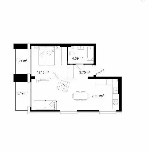 1-комнатная квартира: Челябинск, улица Труда, 185 (49 м) - Фото 1