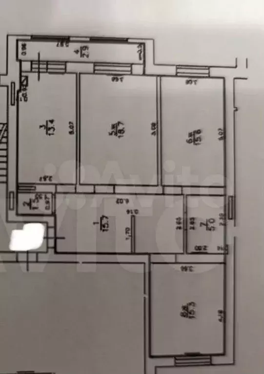 3-к. квартира, 85 м, 3/5 эт. - Фото 0