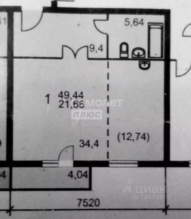 1-к кв. Челябинская область, Челябинск ул. Академика Королева, 9 (49.6 ... - Фото 2