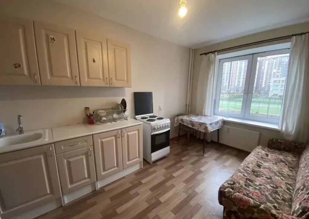 1-к кв. Санкт-Петербург пос. Парголово, ул. Федора Абрамова, 18к1 ... - Фото 1