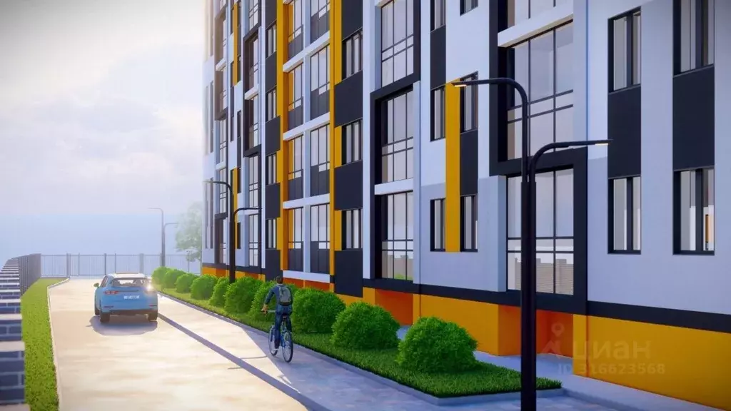 1-к кв. Орловская область, Орел Мясокомбинат мкр,  (44.44 м) - Фото 2