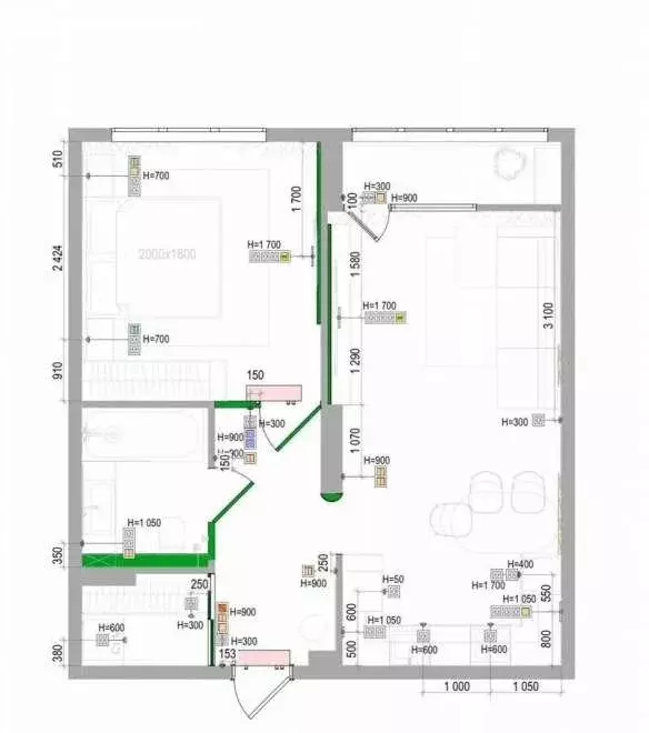 2-комнатная квартира: Екатеринбург, Машинная улица, 1В/2 (50 м) - Фото 1