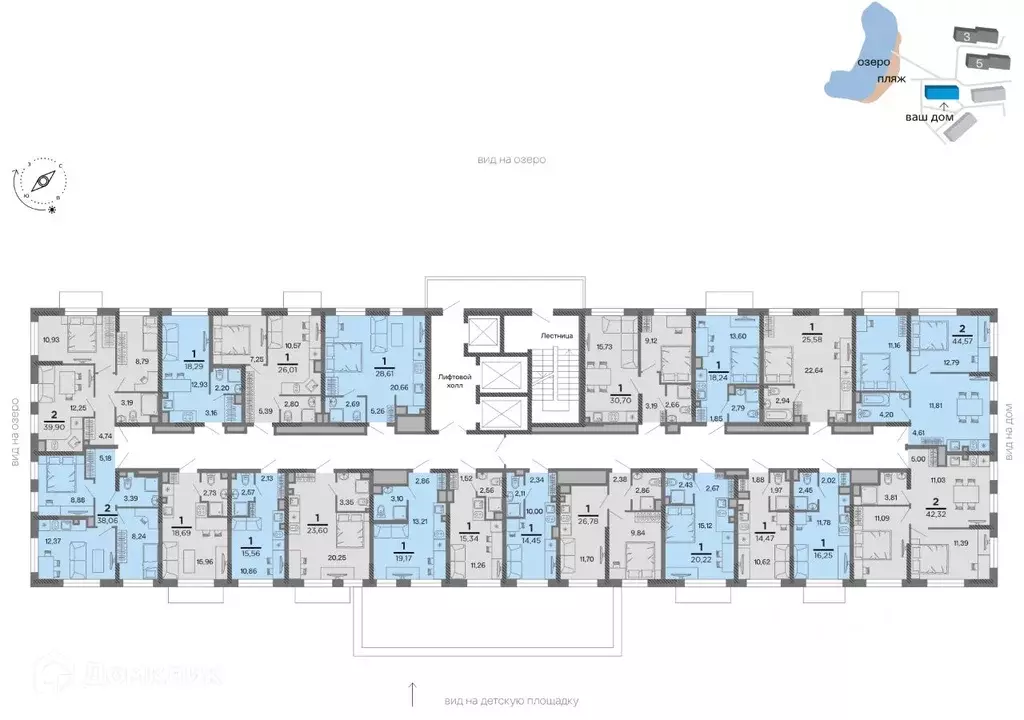 1-к кв. Рязанская область, Рязань Олимпийский городок мкр, 10 (23.6 м) - Фото 2