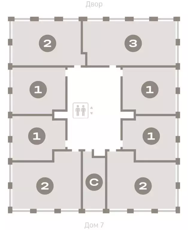 2-комнатная квартира: Тюмень, Краснооктябрьская улица, 4 (73.27 м) - Фото 2