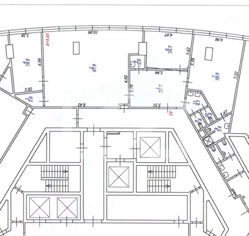 Помещение свободного назначения в Москва наб. Пресненская, 12 (200 м) - Фото 2