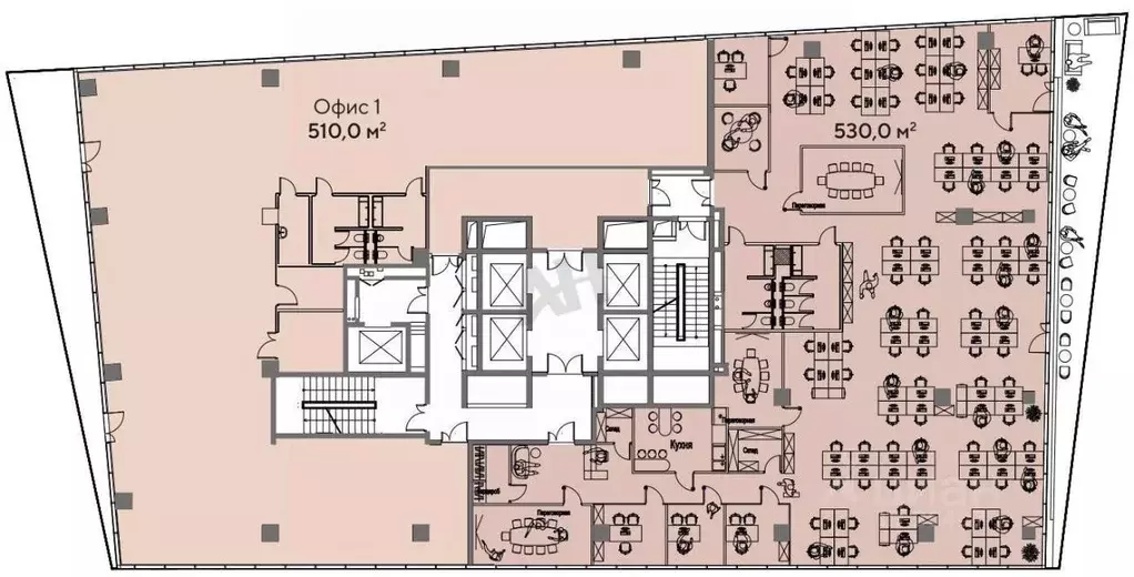 Офис в Москва ул. Обручева, 23С1 (1040 м) - Фото 1