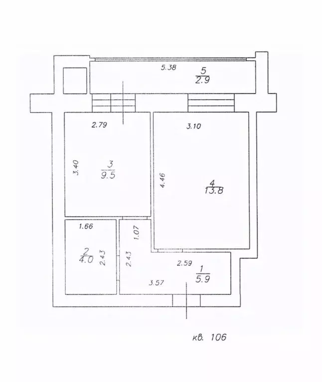 1-к кв. Татарстан, с. Высокая Гора ул. Егорова, 2 (36.6 м) - Фото 1