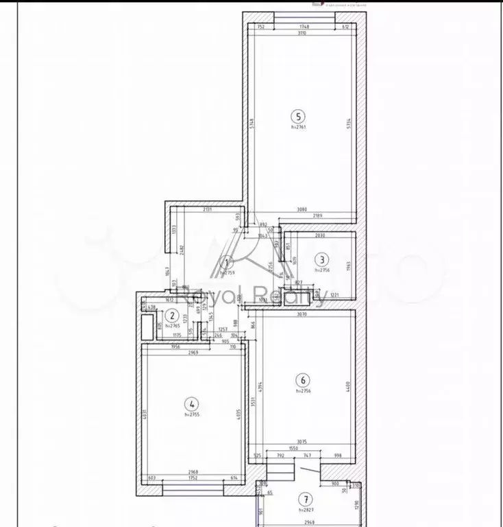 2-к. квартира, 61 м, 6/12 эт. - Фото 0