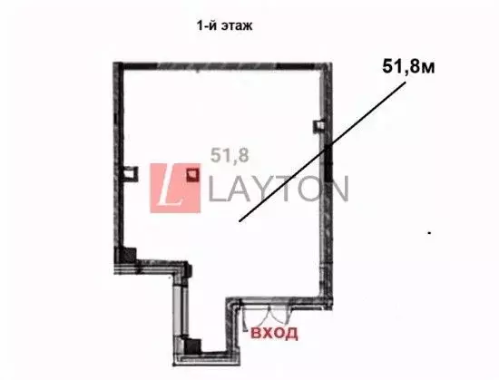 Торговая площадь в Москва ул. Красного Маяка, 26к4 (51 м) - Фото 0