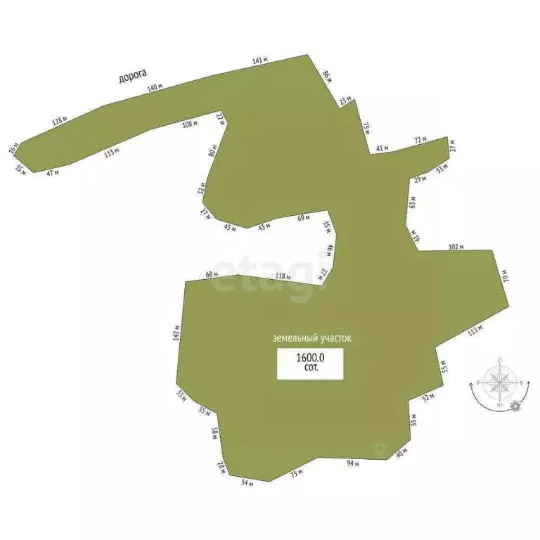 Участок в Вологодская область, Кирилловский муниципальный округ, д. ... - Фото 2