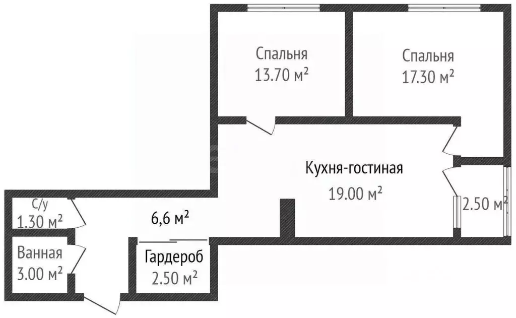 2-к кв. Краснодарский край, Краснодар ул. Боспорская, 6 (65.9 м) - Фото 1