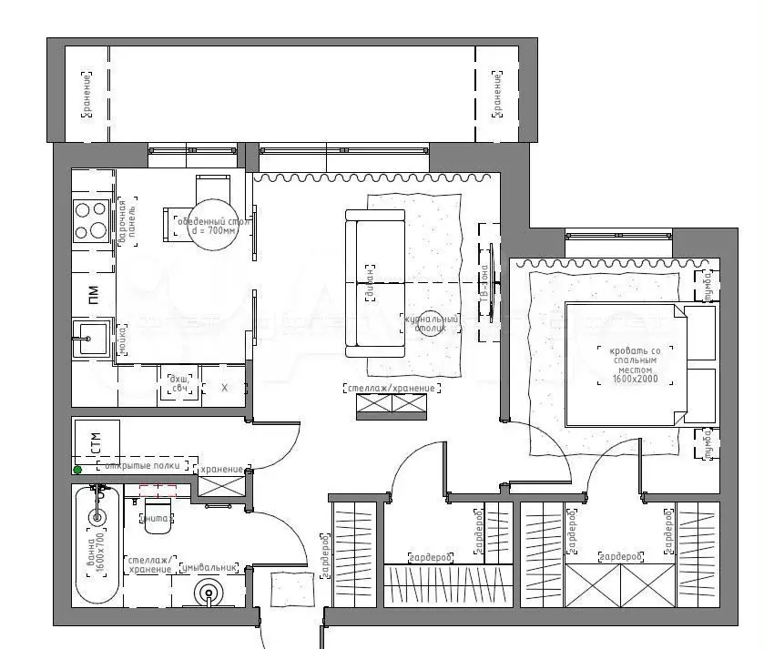 2-к. квартира, 51 м, 4/9 эт. - Фото 0