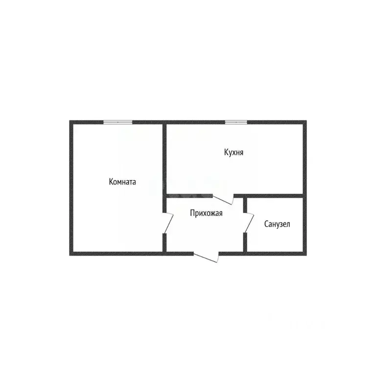 1-к кв. Белгородская область, Яковлевский муниципальный округ, с. ... - Фото 2