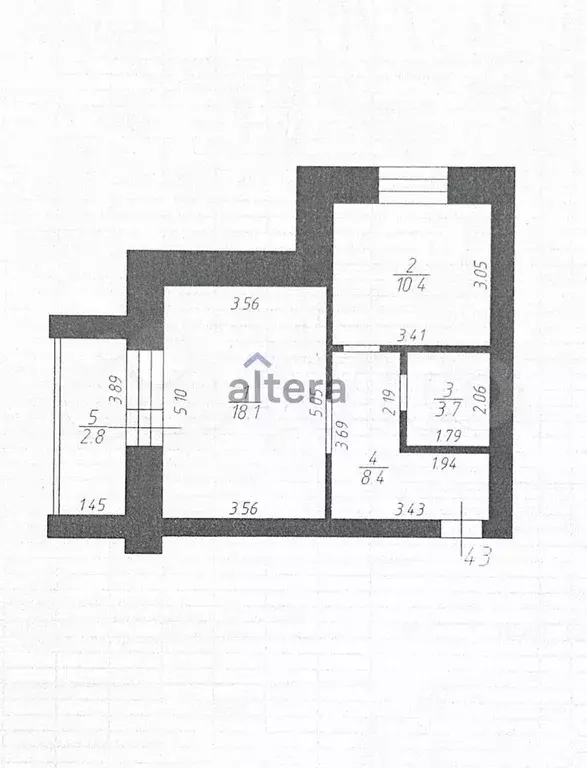 1-к. квартира, 40,6 м, 7/9 эт. - Фото 0