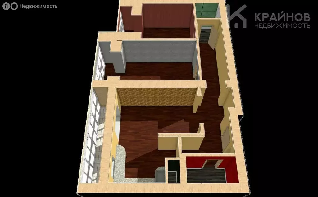 3-комнатная квартира: Воронеж, улица Лётчика Замкина, 48 (90 м) - Фото 1