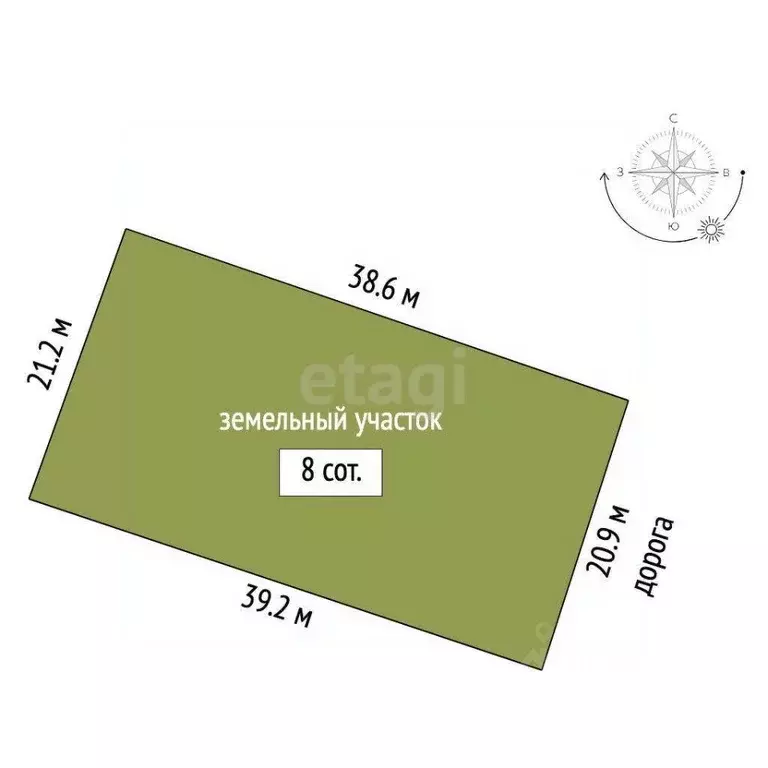 Участок в Башкортостан, Ишимбайский район, с. Петровское Молодежная ... - Фото 1