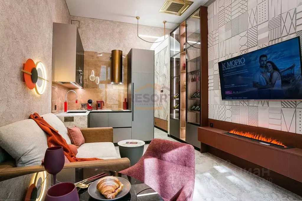 Студия Крым, Ялта ул. Дражинского, 45А (30.0 м) - Фото 2