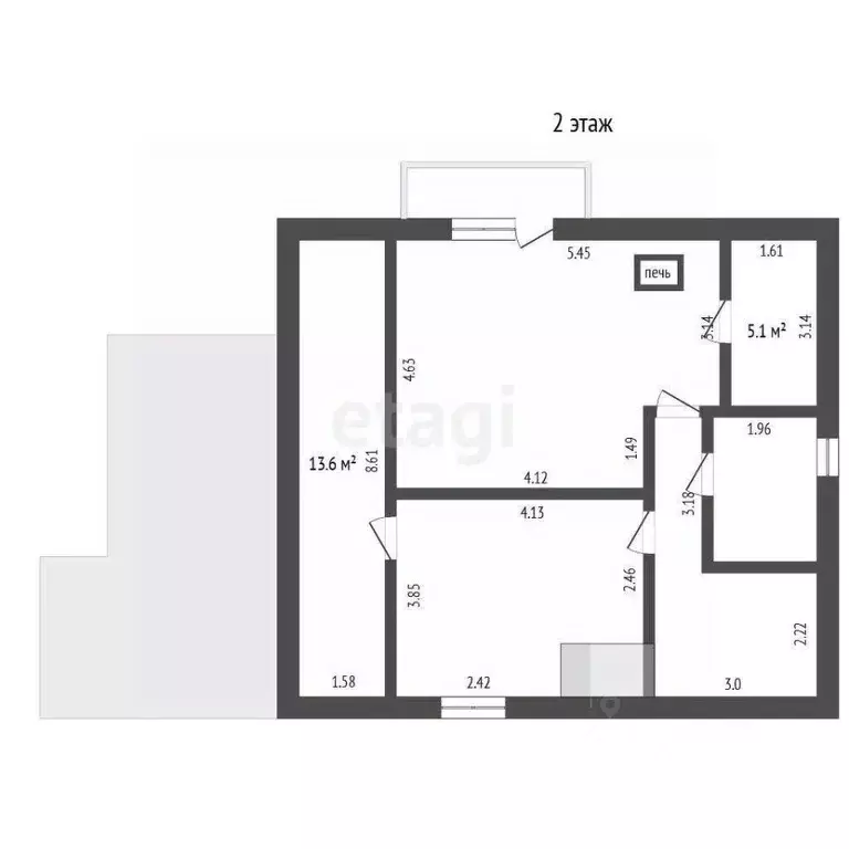 Дом в Вологодская область, Череповецкий район, д. Хлебаево ... - Фото 2