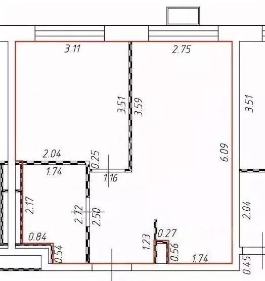 2-к кв. Москва Рязановское поселение, ул. Уточкина, 5к1 (34.2 м) - Фото 1