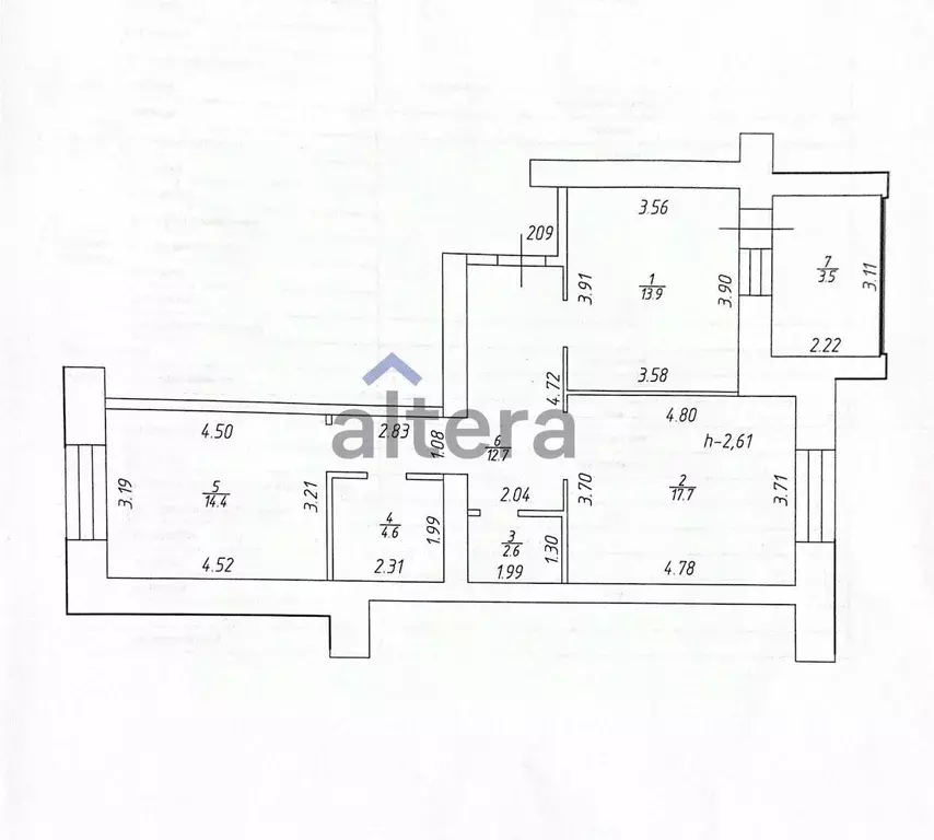 2-к кв. Татарстан, Казань ул. Салиха Батыева, 1 (69.4 м) - Фото 2