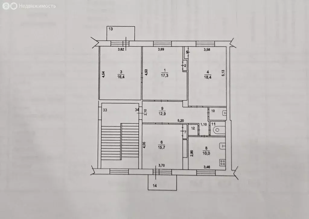 4-комнатная квартира: Ступино, улица Горького, 35 (96.8 м) - Фото 1
