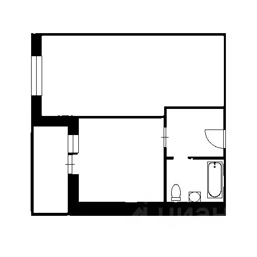 1-к кв. Башкортостан, Уфа ул. Пархоменко, 133/3 (34.0 м) - Фото 2