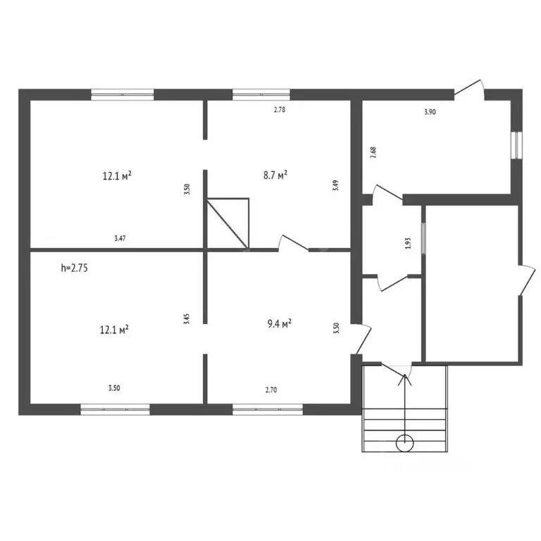Дом в Красноярский край, Красноярск Красногорская ул., 31 (42 м) - Фото 2