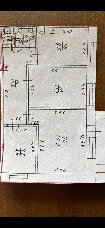 Продаётся 3-к квартира, 63.9 м - Фото 0