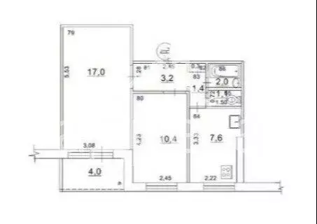 2-комнатная квартира: Самара, улица Мичурина, 9 (42.7 м) - Фото 1