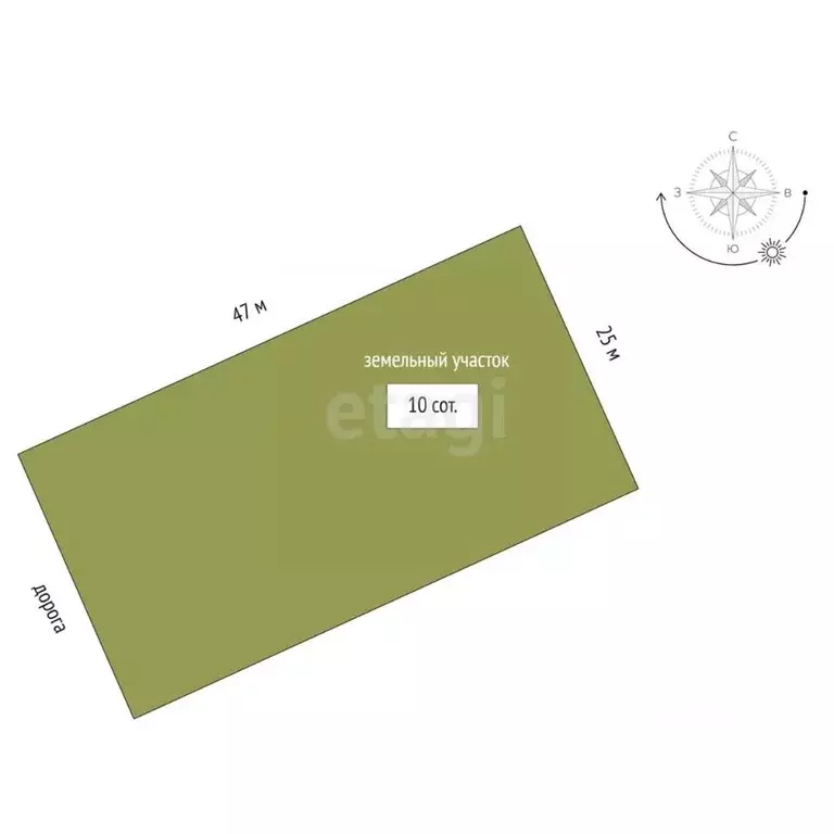 Участок в Ростовская область, Родионово-Несветайская сл.  (10.0 сот.) - Фото 1