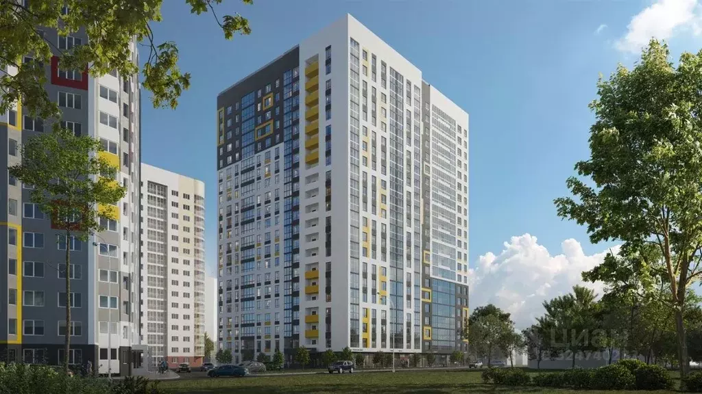 3-к кв. Воронежская область, Воронеж ул. Рокоссовского, 47 (77.8 м) - Фото 2