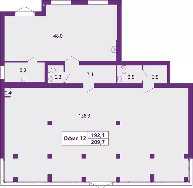 Помещение свободного назначения (211.3 м) - Фото 0