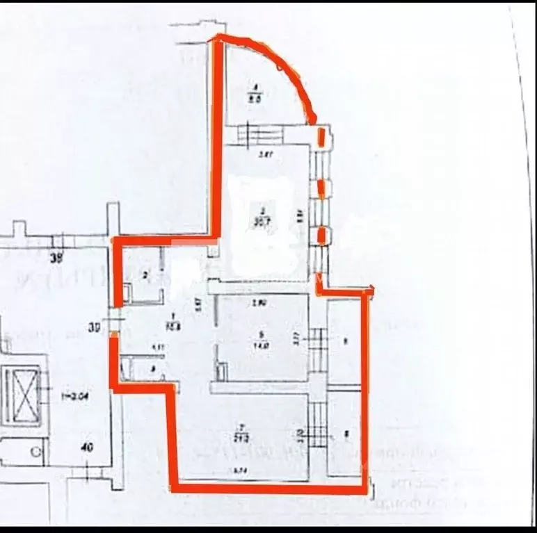 2-к кв. Московская область, Балашиха Гагарина мкр, 6 (98.0 м) - Фото 2