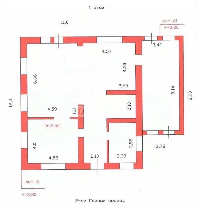 Коттедж в Пензенская область, Пенза проезд 2-й Горный, 7 (166 м) - Фото 1