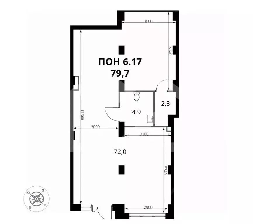 Торговая площадь в Московская область, Ленинский городской округ, пос. ... - Фото 2