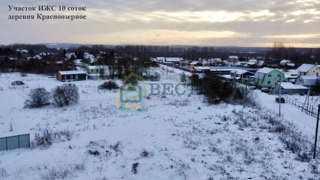 Участок в Ленинградская область, Приозерский район, Красноозерное ... - Фото 1