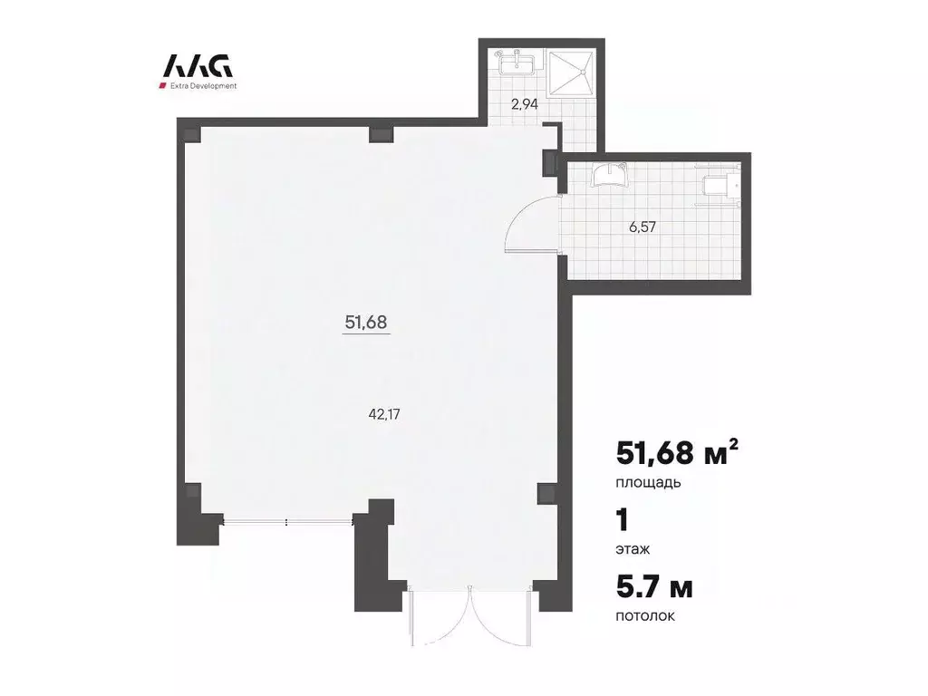 Офис в Санкт-Петербург Магнитогорская ул., 11с1 (52 м) - Фото 1
