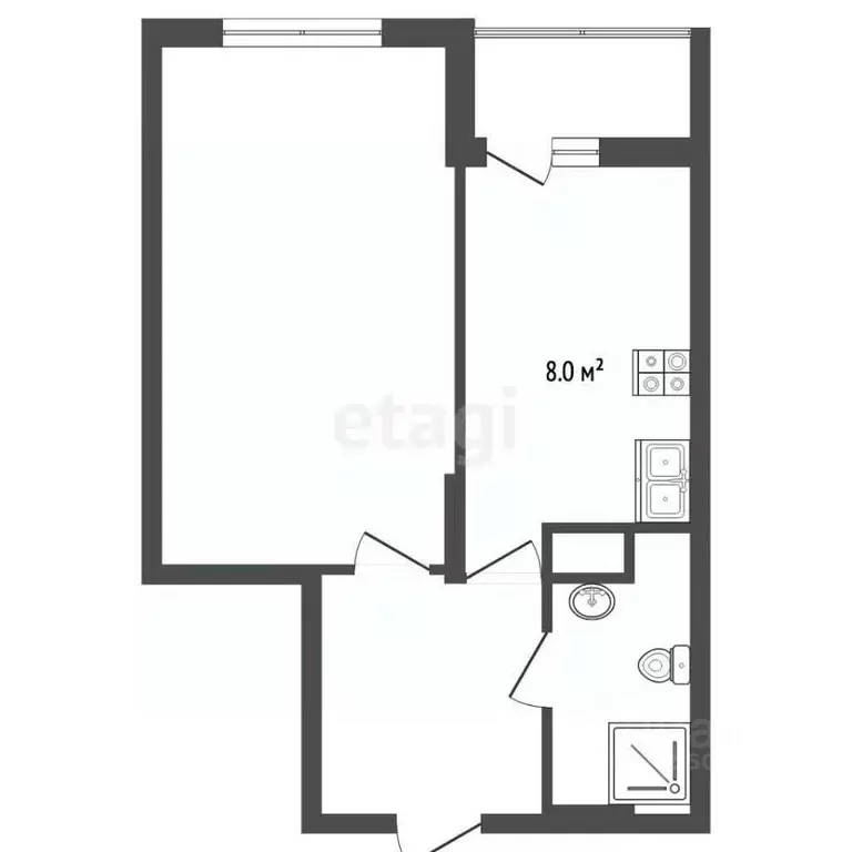 1-к кв. Самарская область, Самара 19-й километр Московского шоссе ... - Фото 2