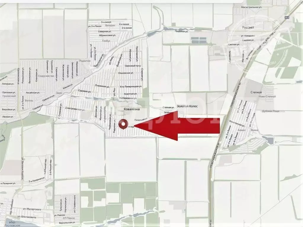 Участок в Ростовская область, Аксайский район, Рассветовское с/пос, ... - Фото 0