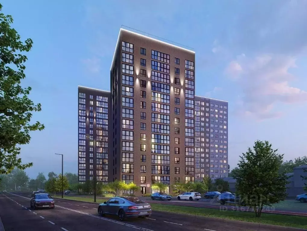 2-к кв. Кировская область, Киров ул. Блюхера, 51 (68.6 м) - Фото 1