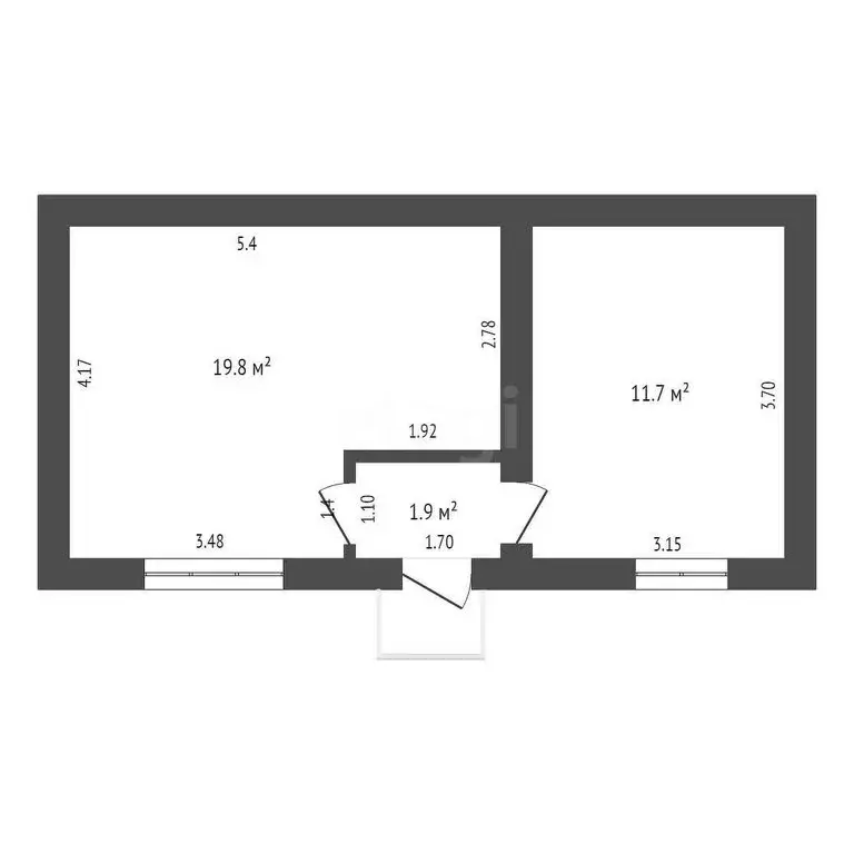 Помещение свободного назначения (33.4 м) - Фото 1