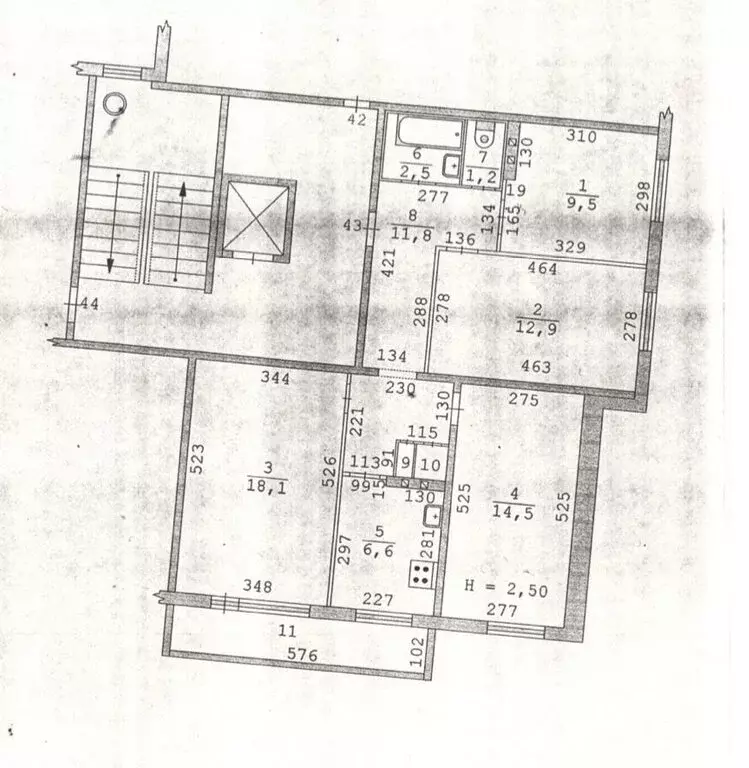 4-комнатная квартира: Екатеринбург, Латвийская улица, 43 (78 м) - Фото 1