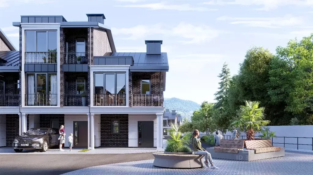 Таунхаус в Краснодарский край, Сочи городской округ, с. Пластунка ул. ... - Фото 2