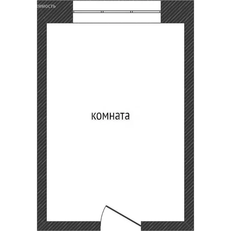 1к в -комнатной квартире (12.5 м) - Фото 1