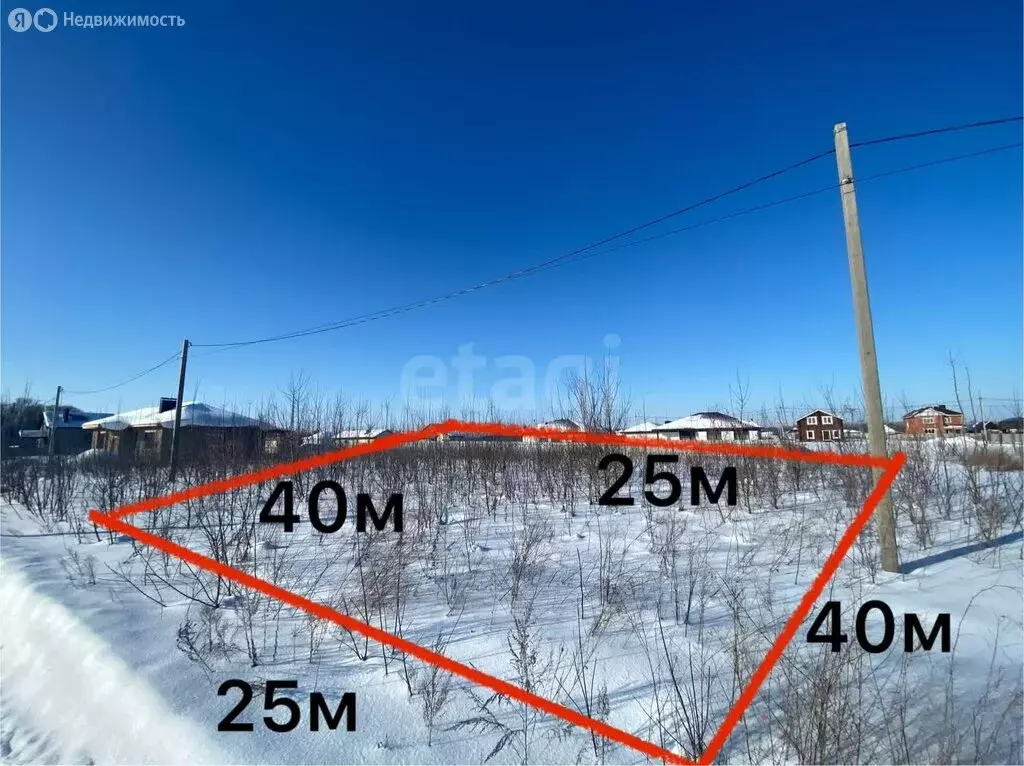 Участок в село Новый Краснояр, Восточная улица (10 м) - Фото 2