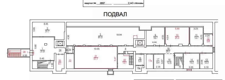 Помещение свободного назначения в Москва 4-й Войковский проезд, 10 ... - Фото 1