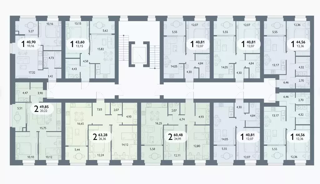 1-к кв. Брянская область, Брянский район, пос. Мичуринский, ... - Фото 2